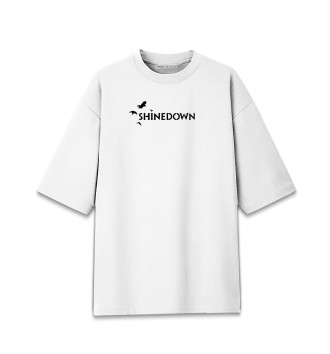 Мужская Хлопковая футболка оверсайз Shinedown