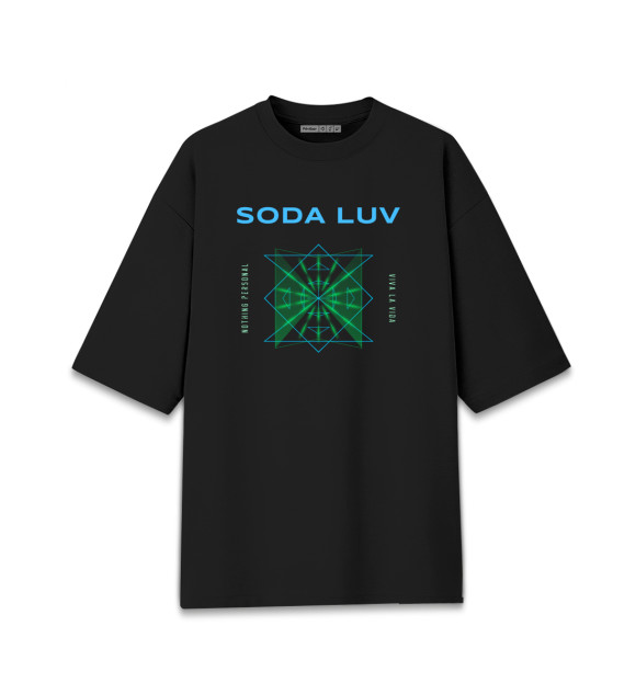 Мужская Хлопковая футболка оверсайз Soda Luv