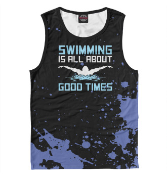 Майка для мальчиков Swimming Is All About Good
