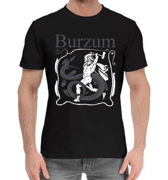 Мужская Хлопковая футболка BURZUM SERPENT SLAYER