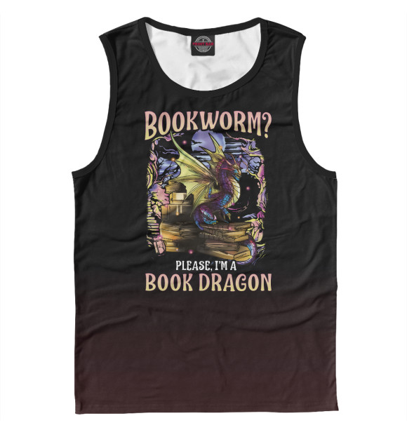 Майка Bookworm Please Dragon для мальчиков 