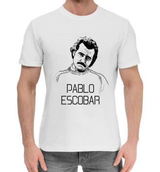 Мужская Хлопковая футболка Pablo Escobal