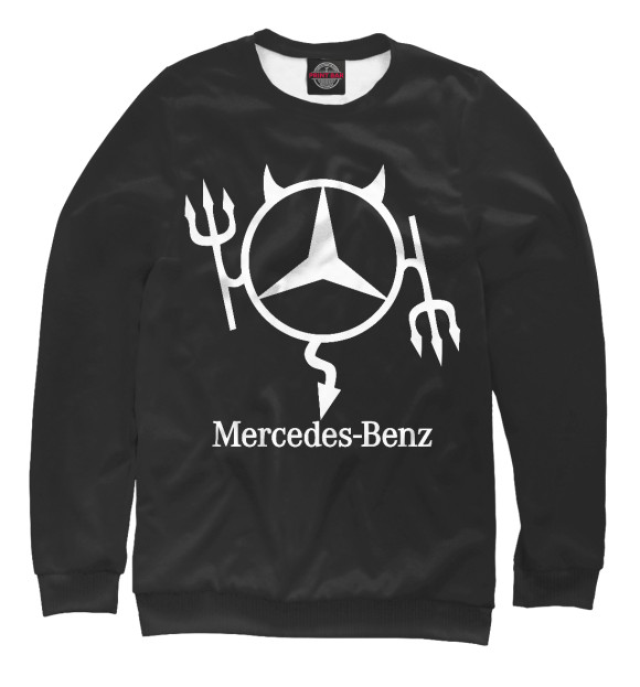Женский Свитшот Mercedes-Benz (Чёртик)