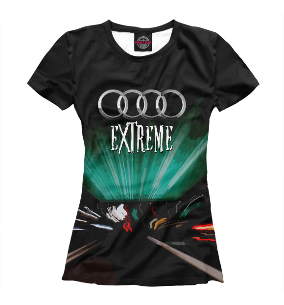 Женская Футболка Audi Extreme