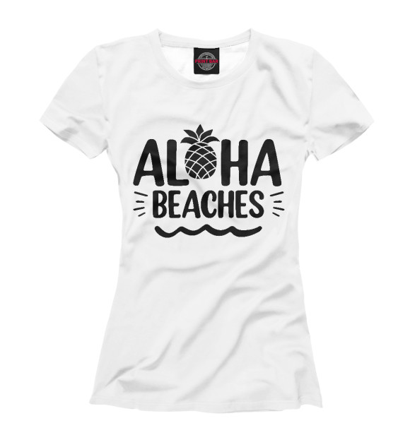 Футболка Aloha beaches для девочек 