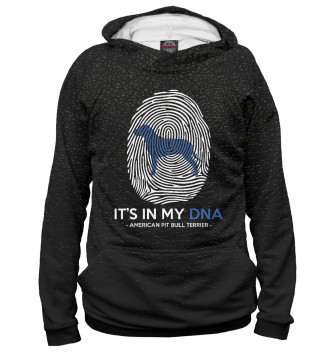 Мужское Худи It's my DNA Pit Bull Terrie