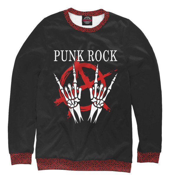 Свитшот Punk Rock для мальчиков 