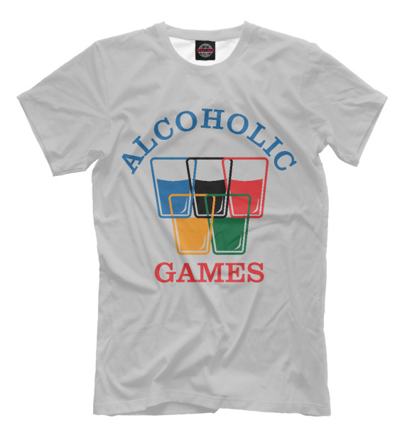 Футболка Alcoholic Games для мальчиков 