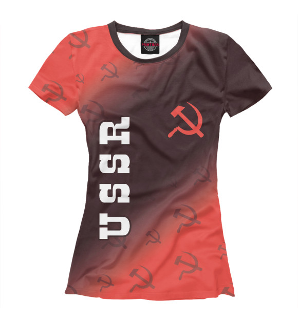 Футболка USSR / СССР для девочек 