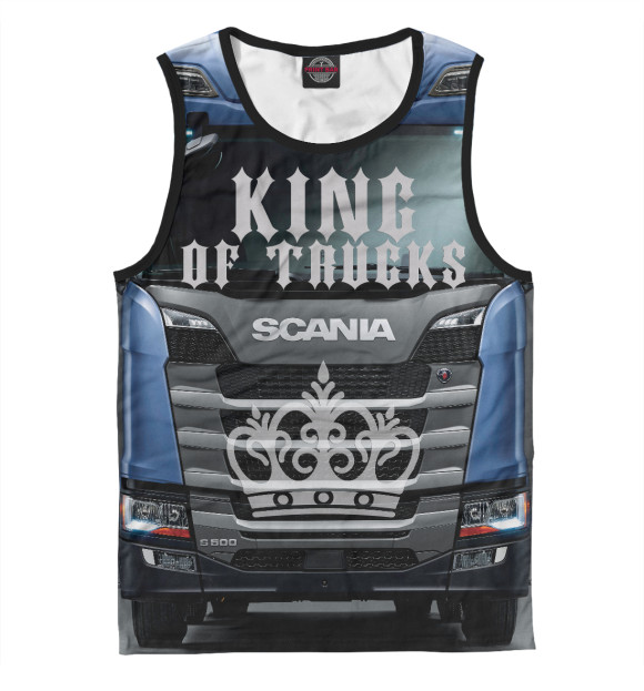 Майка SCANIA - король грузовиков для мальчиков 