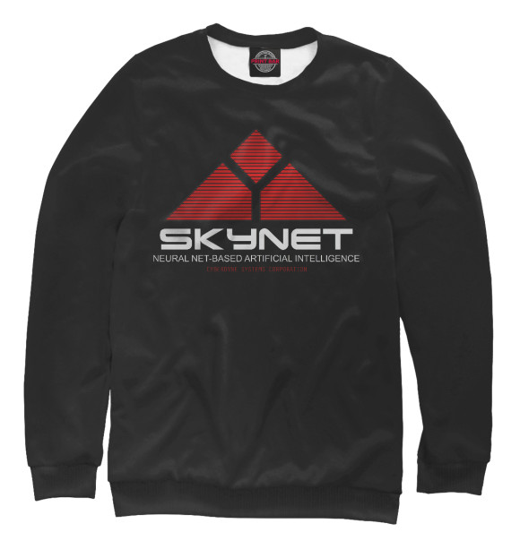 Свитшот skynet logo dark для мальчиков 