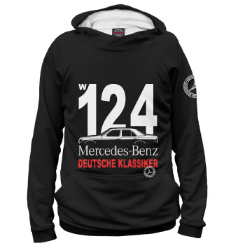 Худи для девочек Mercedes W124 немецкая классика