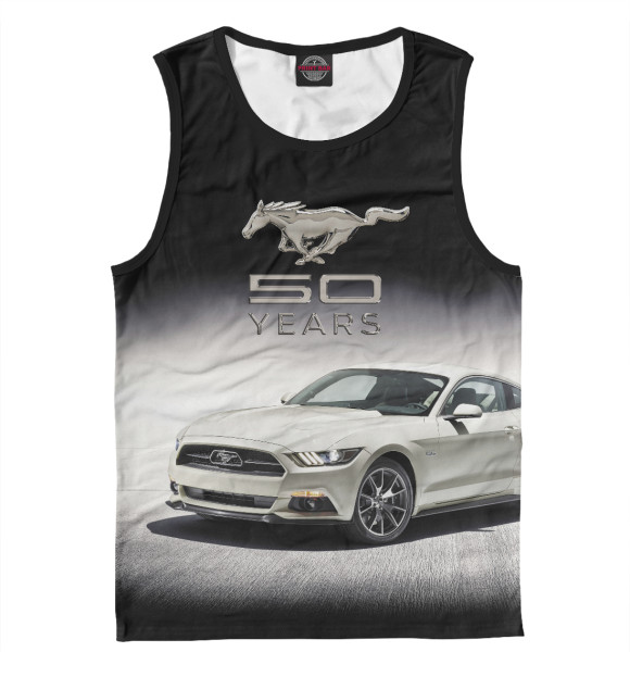 Майка Mustang 50 years для мальчиков 