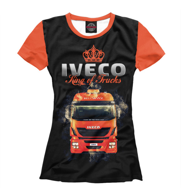 Футболка IVECO - король грузовиков для девочек 