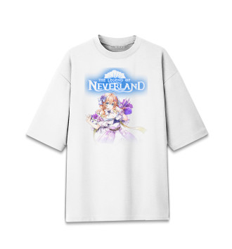 Хлопковая футболка оверсайз The Legend of Neverland