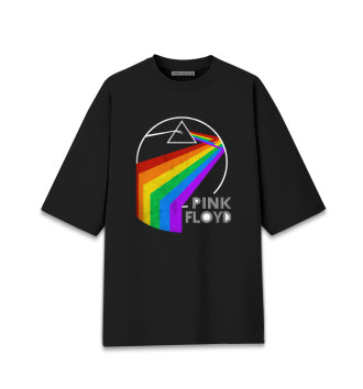 Мужская Хлопковая футболка оверсайз Pink Floyd