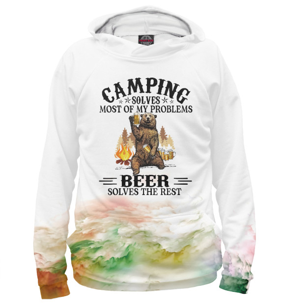Худи Camping Solves Most Of Beer для мальчиков 