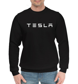 Мужской Хлопковый свитшот Tesla