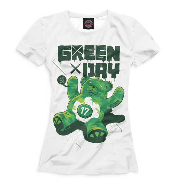 Футболка Green Day для девочек 