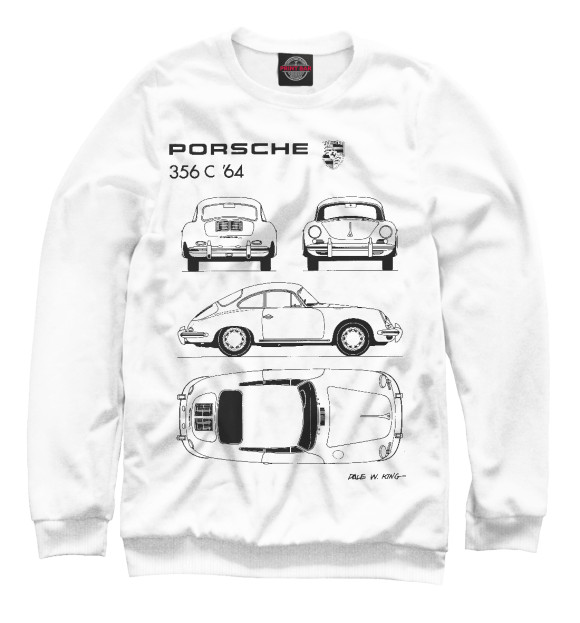 Свитшот Porsche 356 C '64 для девочек 