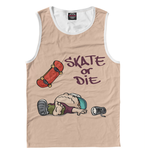 Майка Skate or Die для мальчиков 