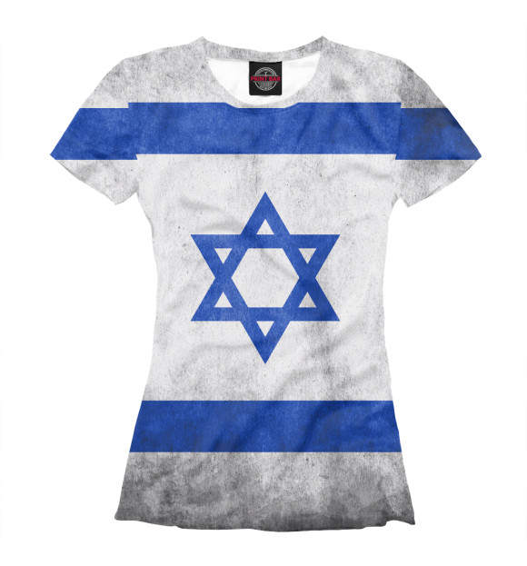 Футболка Флаг Израиля для девочек 