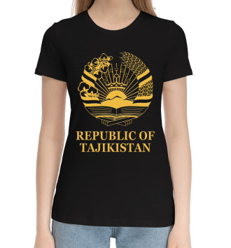 Хлопковая футболка Republic of Tajikistan