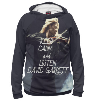 Худи Keep calm and listen David Garrett
