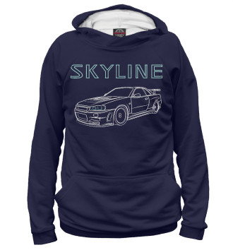 Худи для девочек Nissan Skyline R34