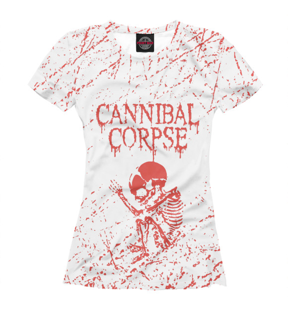 Футболка Cannibal corpse для девочек 