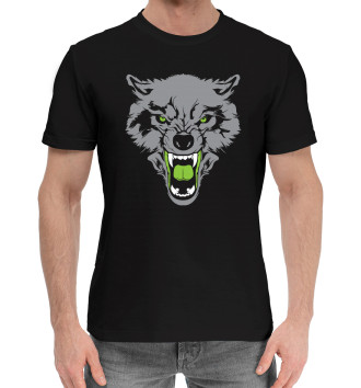 Хлопковая футболка Волки