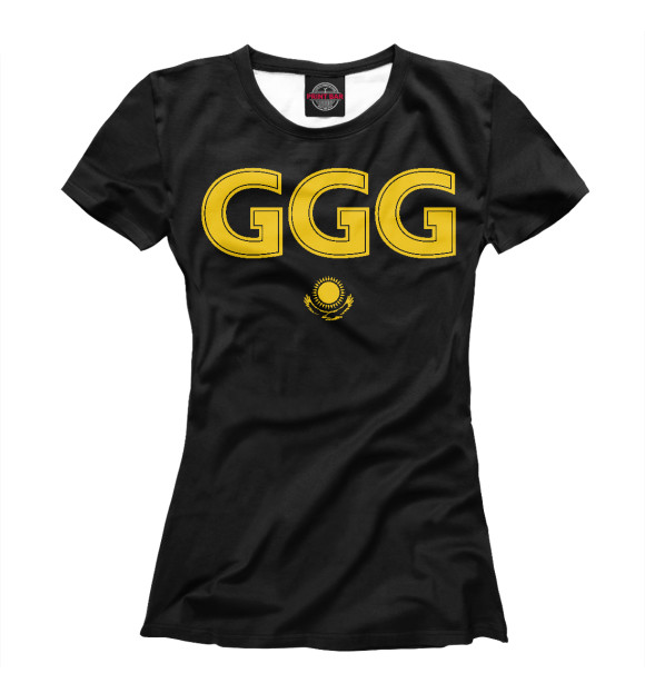 Футболка GGG - Головкин для девочек 