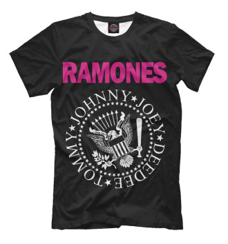 Футболка Ramones pink