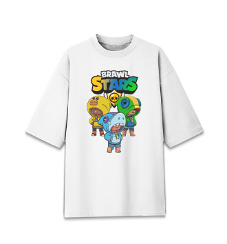 Мужская Хлопковая футболка оверсайз Brawl Stars