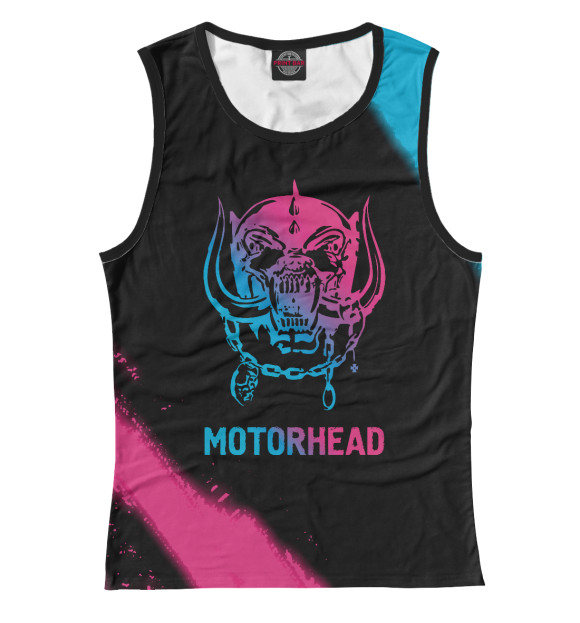 Майка Motorhead Neon Gradient (colors) для девочек 