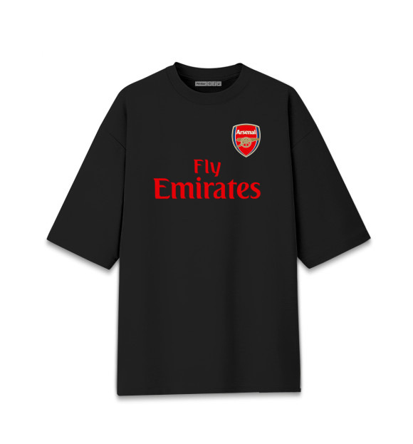 Женская Хлопковая футболка оверсайз Arsenal