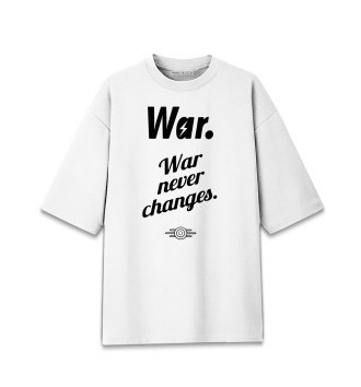 Хлопковая футболка оверсайз War