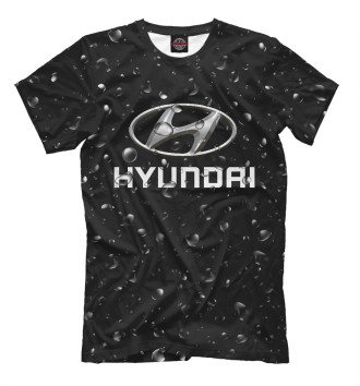 Мужская Футболка Hyundai под дождём