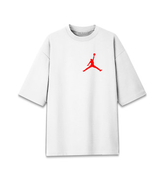 Хлопковая футболка оверсайз Michael Jordan