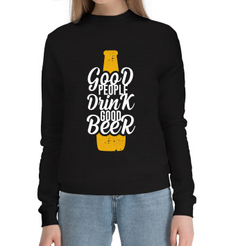 Хлопковый свитшот Good people drink good beer