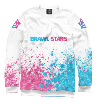 Свитшот для девочек Brawl Stars Neon Gradient