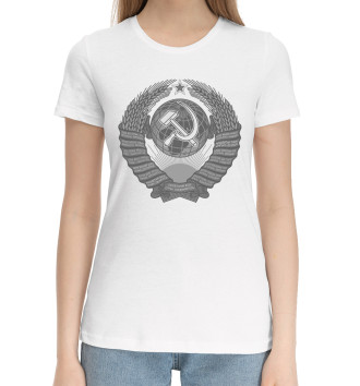 Хлопковая футболка Государственный Герб СССР