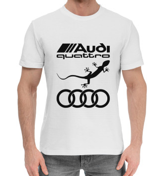 Мужская Хлопковая футболка AUDI