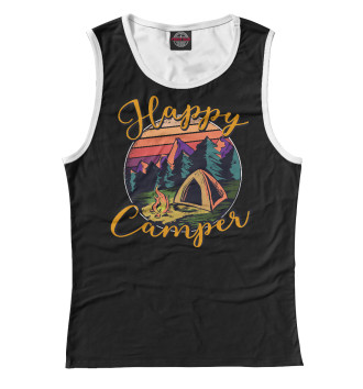 Майка для девочек Happy camper