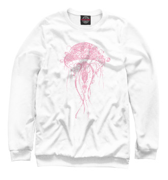 Женский Свитшот Розовая медуза