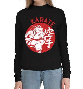 Женский Хлопковый свитшот Karate