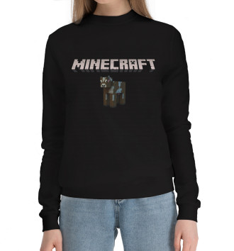 Женский Хлопковый свитшот Minecraft