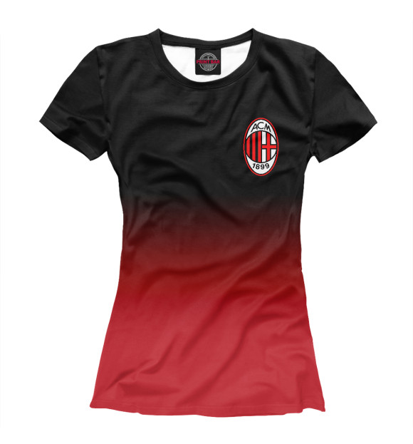 Футболка Milan Red&Black для девочек 