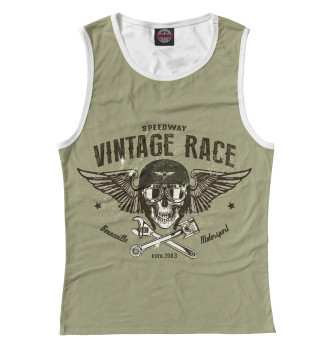 Женская Майка Vintage Race