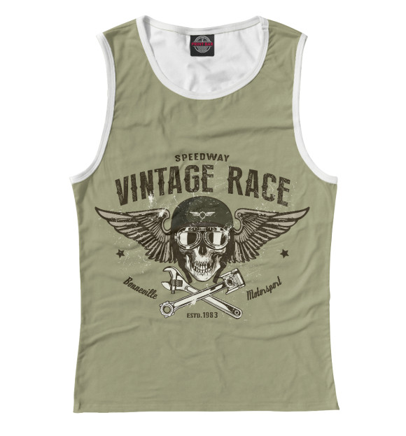 Женская Майка Vintage Race